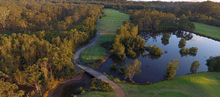 <em>18 Holes For Two in a Motorised Cart With a Bottle of Water each at Kooindah Waters Club.</em>