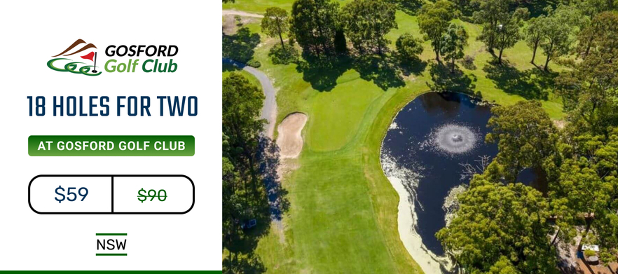 <em>One of the Central Coast's Hidden Gems!</em> Enjoy 18 Holes for Two (Walking) at the <em>Beautiful Gosford Golf Club.</em>