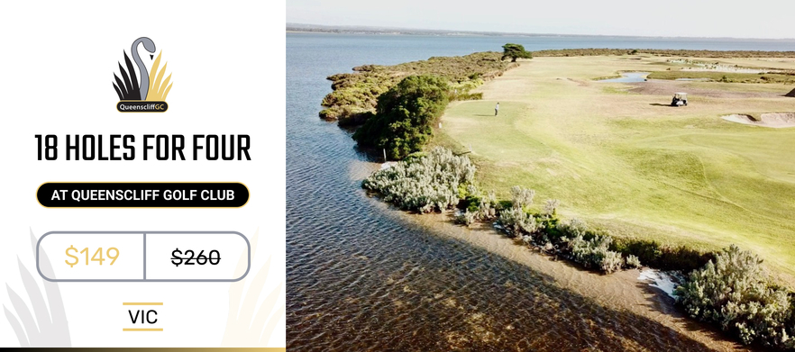 <em>One of Bellarine Peninsula's Most Exciting Layouts!</em> Enjoy 18 holes at <em> Queenscliff Golf Club.</em> <em> Normally $220, Today just $149!</em>