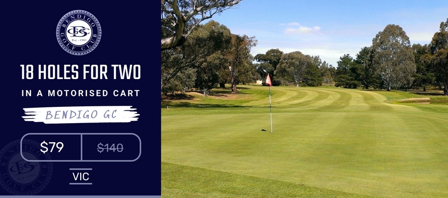 <em>Bendigo Golf Club Special!</em> 18 Holes for Two in a Motorised Cart