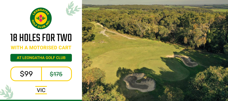 Play the stunning <em>Leongatha Golf Club!</em> Includes a motorised cart. 