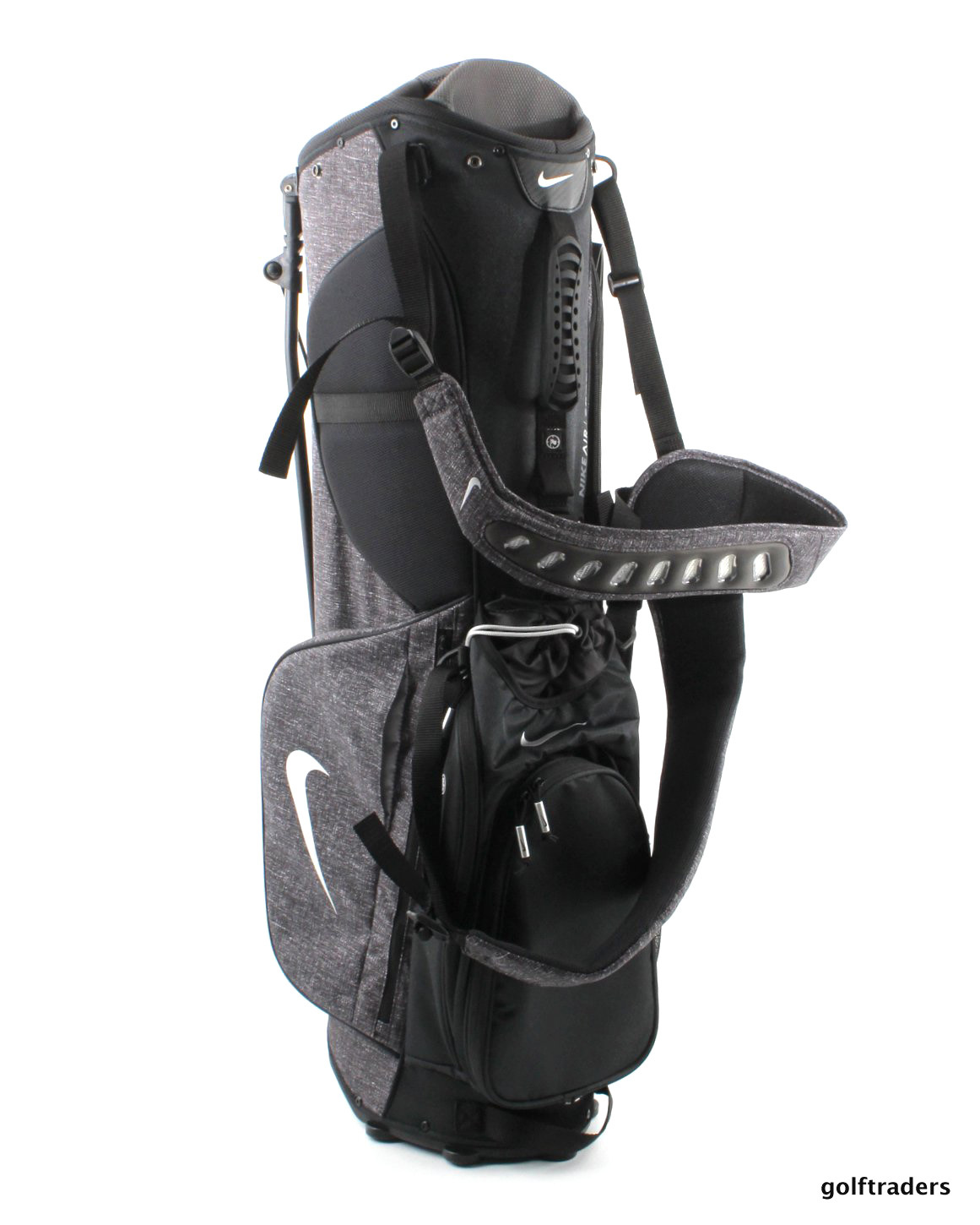 NIKE AIR SPORT III STAND BAG BLACK / SILVERDARK GREY BRAND NEW 