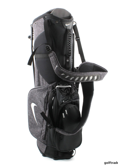 NIKE AIR SPORT III STAND BAG BLACK / SILVERDARK GREY BRAND NEW 