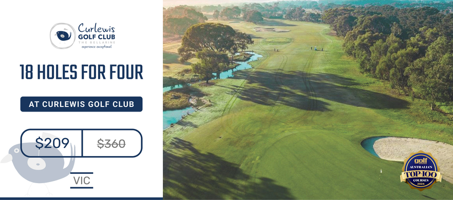 <em>One of Australia's Most Spectacular Golf Courses!</em> Enjoy 18 holes at <em>Curlewis Golf Club.</em> A Top 25 Public Access Golf Course.<em> Normally $360, Today just $209!</em>
