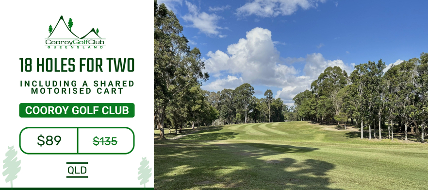 18 Holes For Two in a Motorised Cart at Cooroy Golf Club!