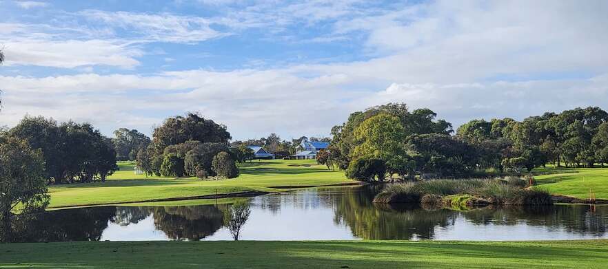 <em>Discover one of WA's Hidden Gems!</em> Stay and Play for up to 4 people at the South West's premier golf course, <em>Sanctuary Golf Resort.</em>  Includes Golf, Breakfast, Drinks, Range Balls & More!