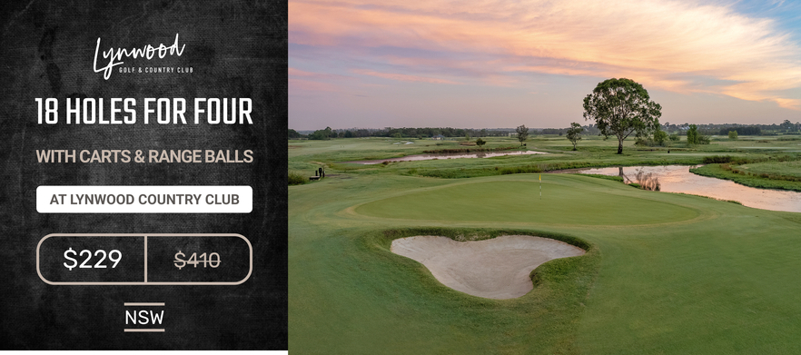 18 Holes For Four in Carts With Range Balls at Lynwood Country Club!
