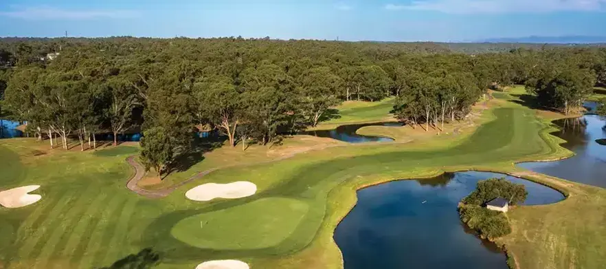 1 Night Stay for Two in an Executive room at Riverside Oaks Golf Resort. Includes golf in a motorised cart on The Gangurru Course.