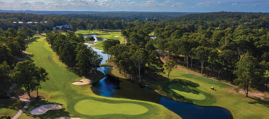 1 Night Stay for Two in an Executive room at Riverside Oaks Golf Resort. Includes golf in a motorised cart on The Gangurru Course.