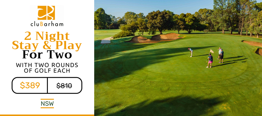 2-Days of Murray Golf! Two Person Stay & Play Package at the stunning CluBarham!