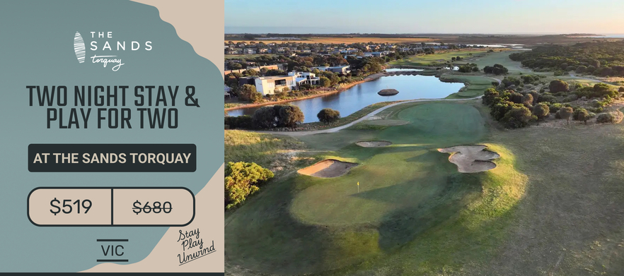 Two Night Golf Stay & Play at the Premium Resort <em>The Sands Torquay.</em> Includes two Nights Stay For TWO & 18 Holes For Two.