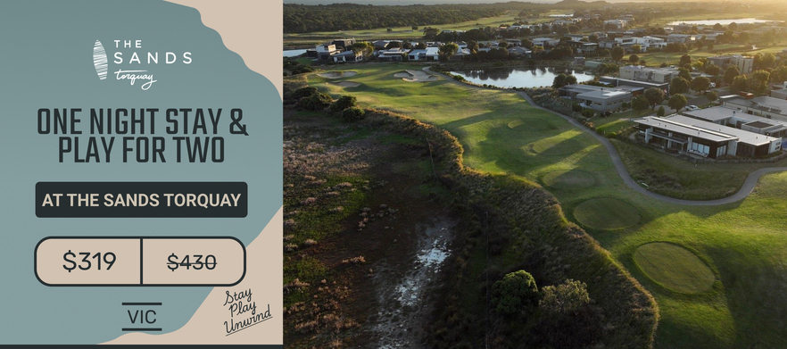 One Night Golf Stay & Play at the Premium Resort <em>The Sands Torquay.</em> Includes a Nights Stay For TWO & 18 Holes For Two.