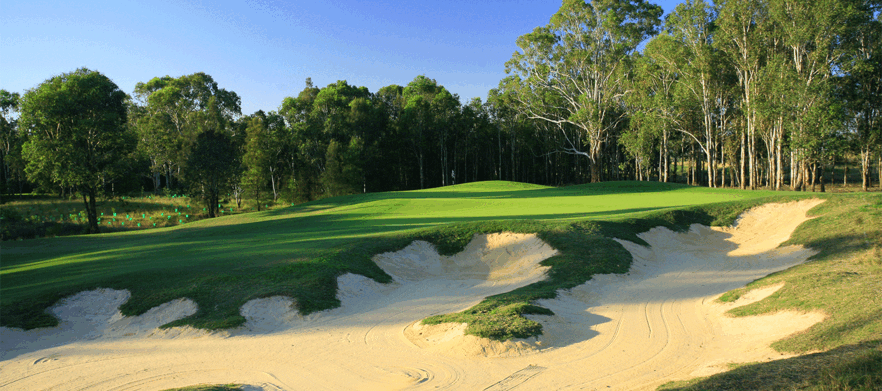 <em>Discover one of Sydney's True Gems!</em> 18 Holes for Four at the <em>Beautiful Twin Creeks Golf & Country Club.</em> Includes shared motorised carts and a drink each after your round!
