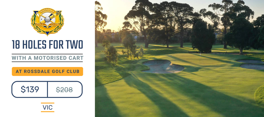 Rossdale Golf Club in Aspendale, "Melbourne's Friendliest Golf Club", for 18 Holes For Two With a Cart at Rossdale Golf Club 