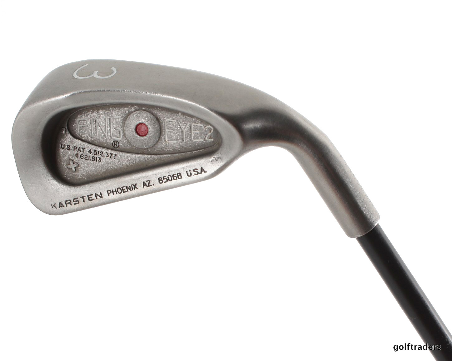 PING EYE 2+ RED DOT 3 IRON KARSTEN 201 GRAPHITE STIFF NEW GRIP E3968