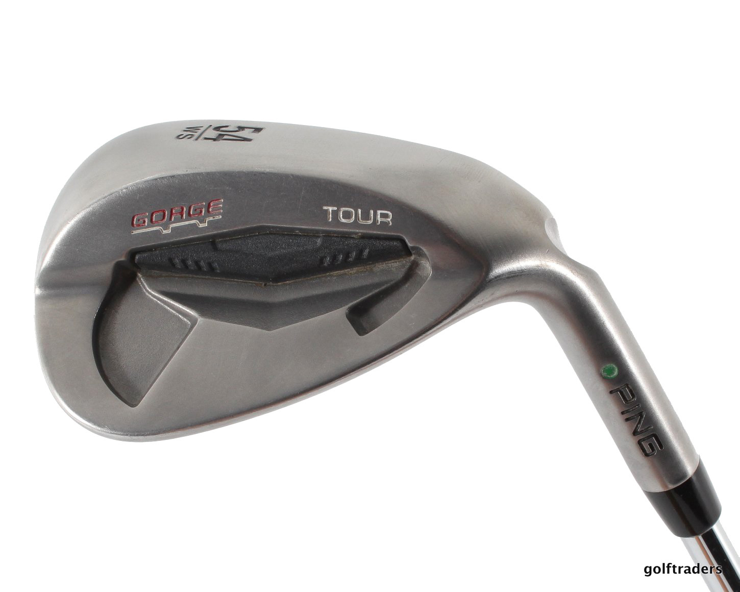 PING GREEN DOT 'TOUR' 54.WS SAND WEDGE STEEL REGULAR FLEX 