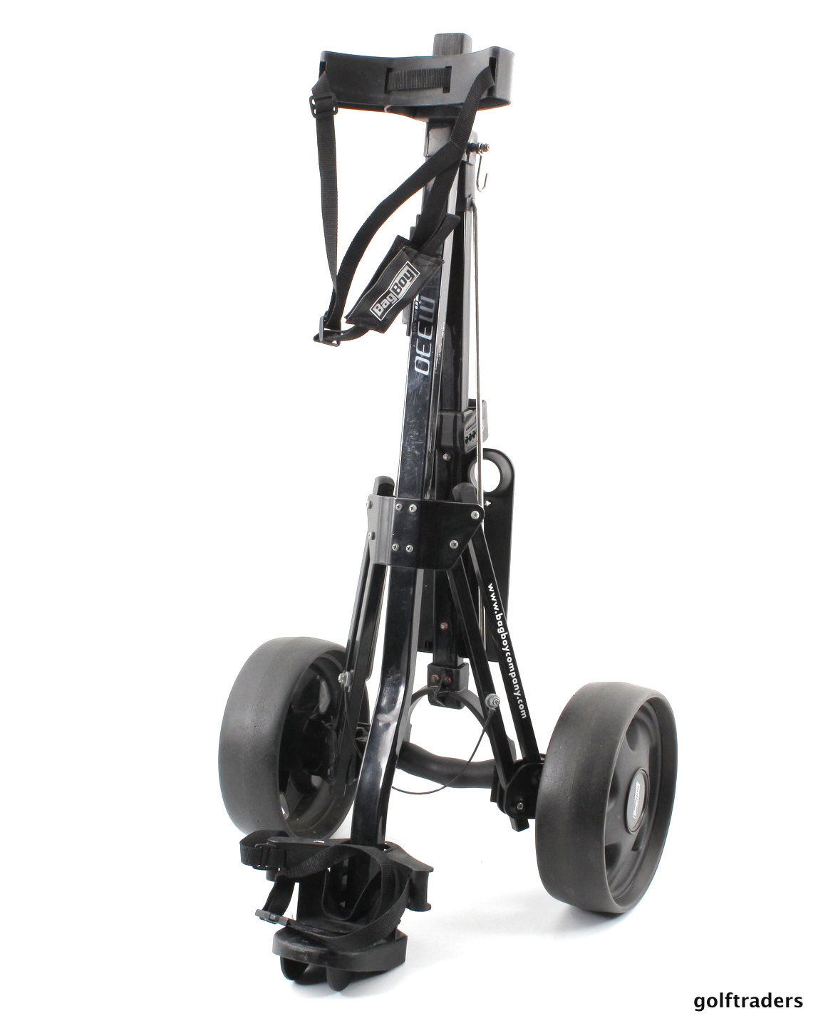 BAG BOY GOLF PULL CART / BUGGY BLACK USED E4717 just 35.00