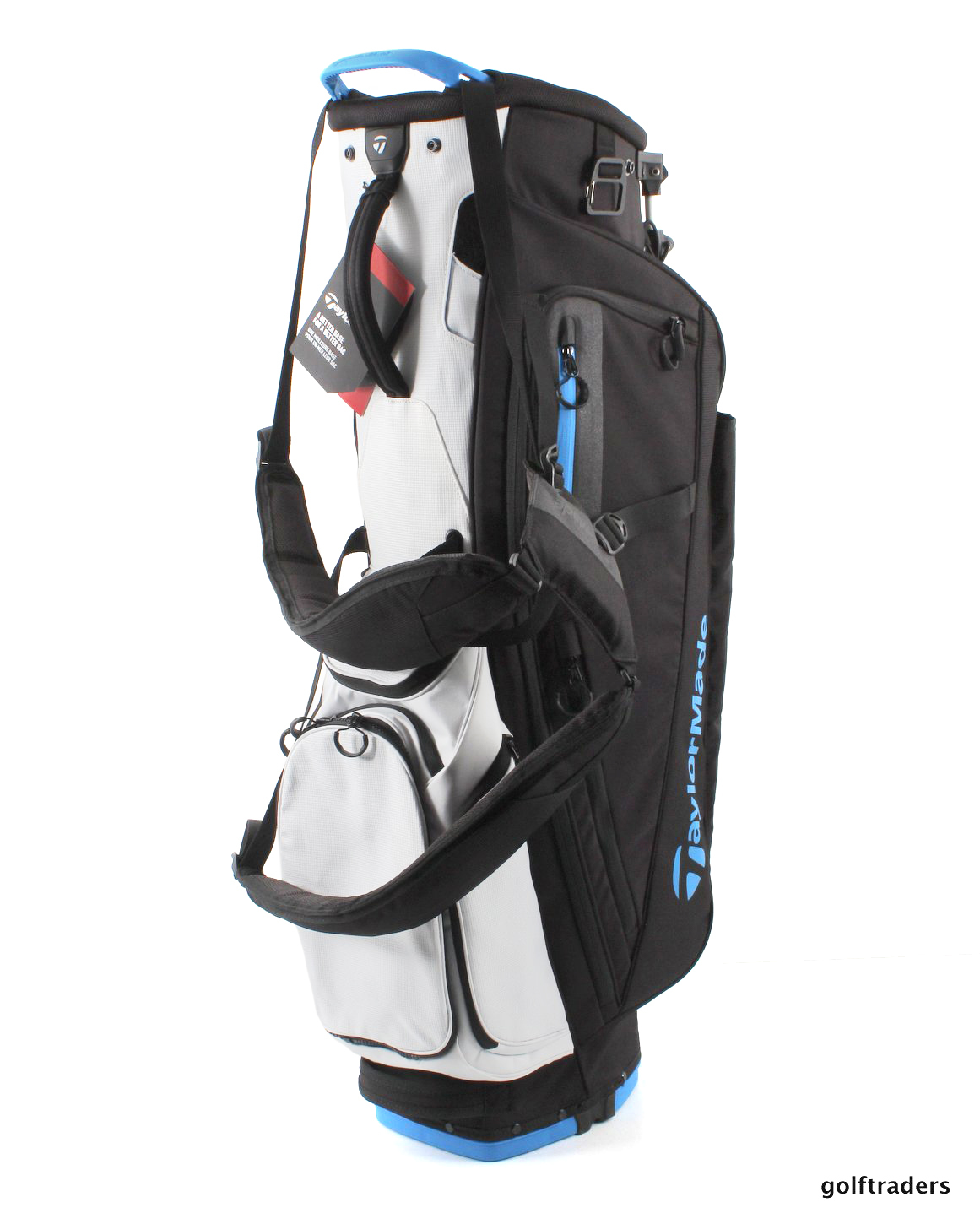 TAYLORMADE TM17 FLEXTECH STAND BAG WHITE / BLACK / BLUE NEW E4830
