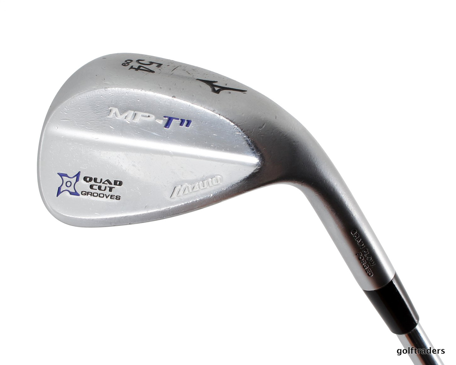 MIZUNO MPT11 QUAD CUT FGD SAND WEDGE 54°.09 STEEL WEDGE FLEX +NEW GRIP