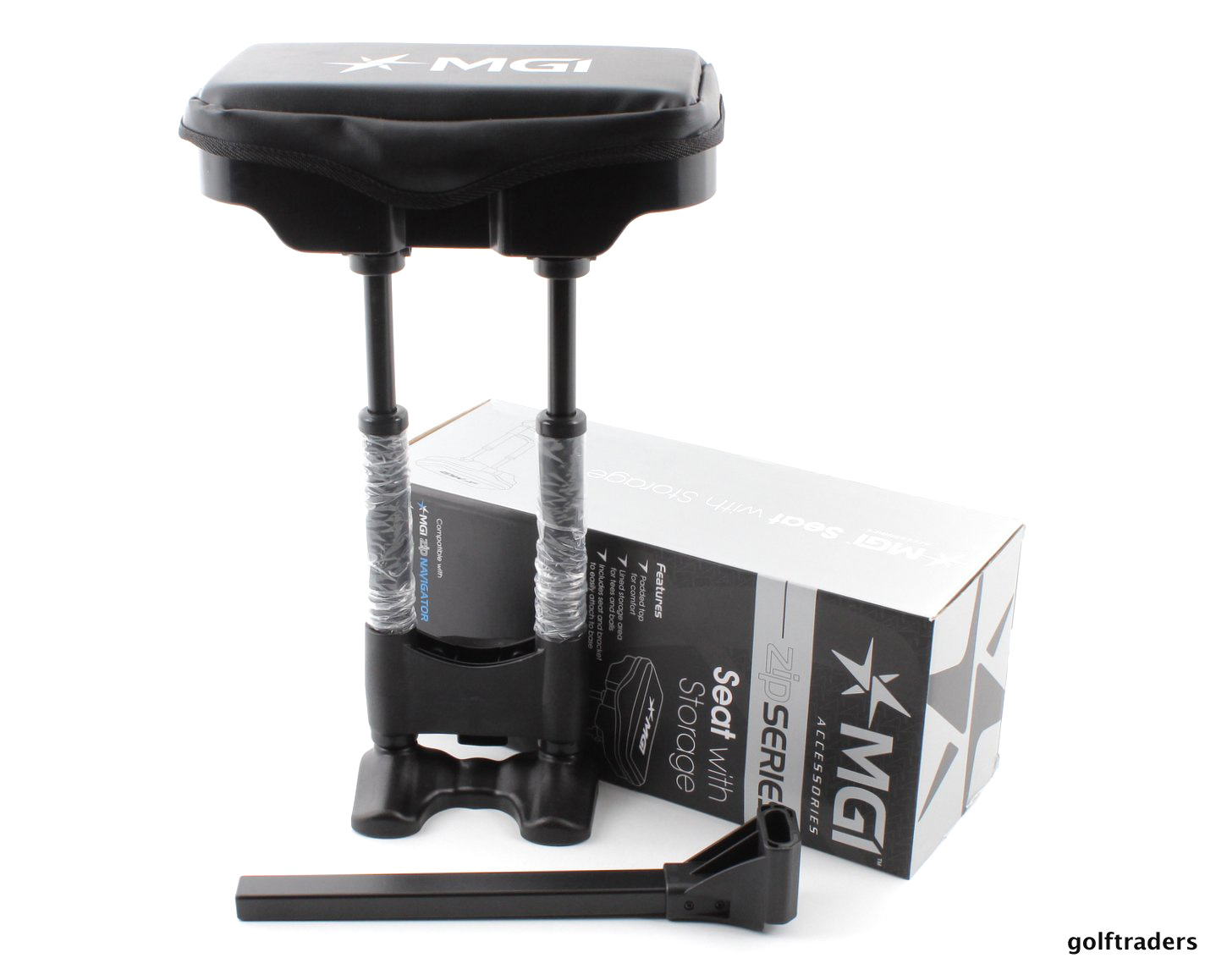 MGI ZIP SEAT WITH STORAGE BLACK FITS ALL ZIP MODELS NEW E4980