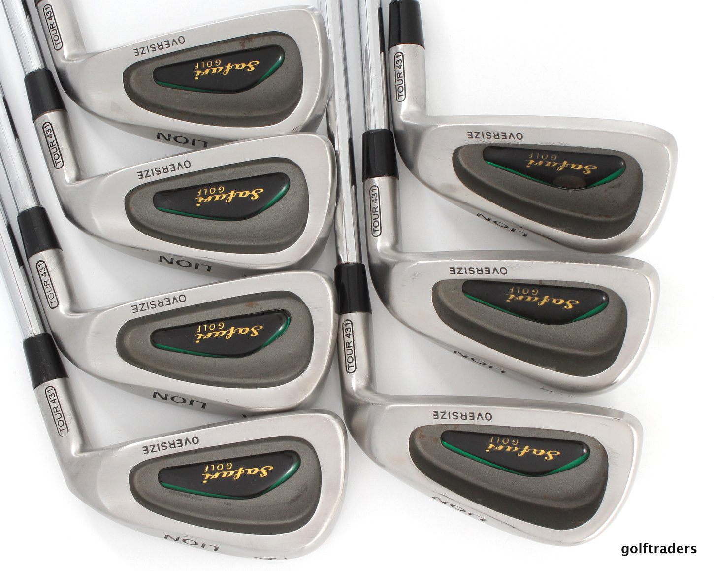 SAFARI GOLF LION TOUR 431 STAINLESS 4PW IRONS TT STEEL REGULAR FLEX 