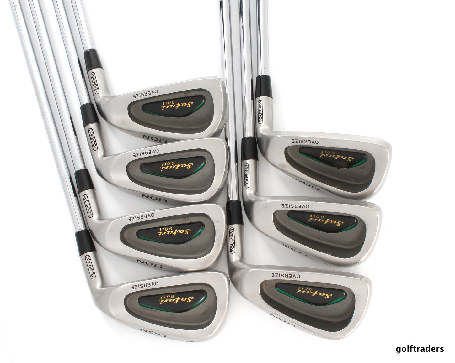 SAFARI GOLF LION TOUR 431 STAINLESS 4PW IRONS TT STEEL REGULAR FLEX 