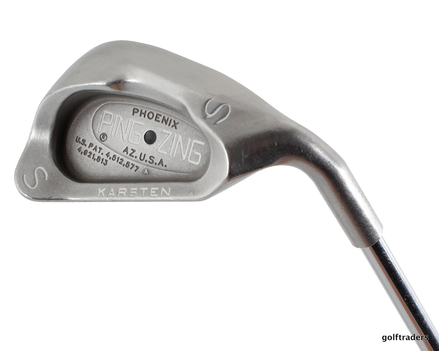 PING ZING BLACK DOT SAND WEDGE STEEL STIFF FLEX NEW GRIP E3139 just