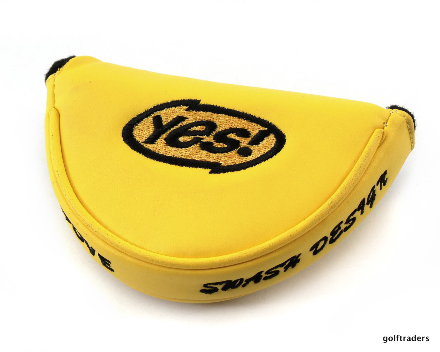 YES! CGROOVE SWASH DESIGN HALF MALLET PUTTER HEAD COVER ONLY RH USED