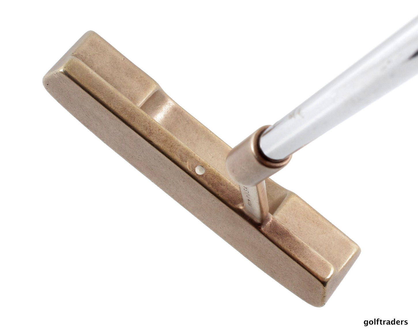 PING KROK5 FACE BALANCED 48" LONG BRONZE BELLY PUTTER STEEL + NEW GRIP E2918 just 175.00