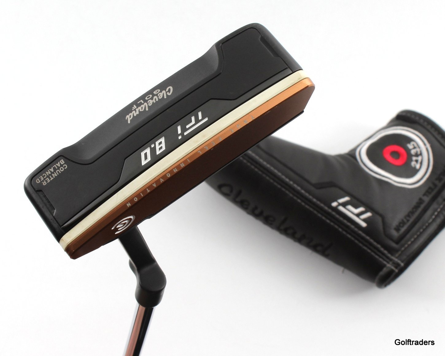 CLEVELAND TFI 8.0 2135 COUNTER BALANCED PUTTER STEEL 35" + COVER E5867