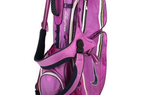 hot pink nike golf bag
