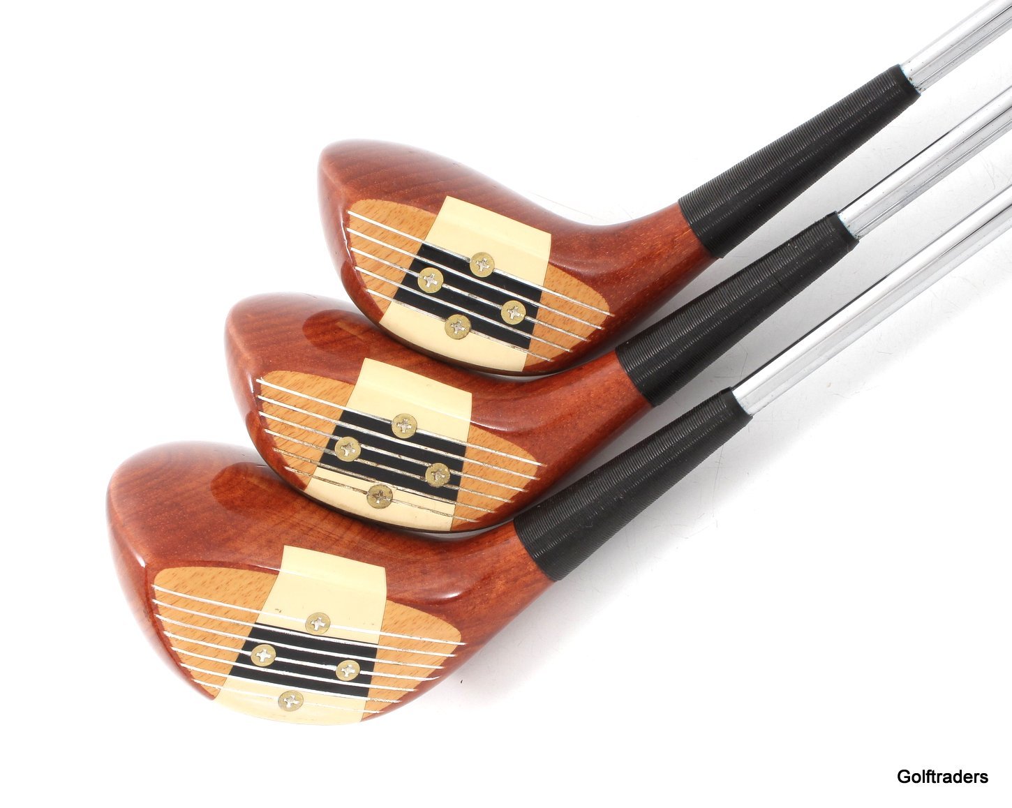 Persimmon ProModel Vintage Wood Set Driver, 3, 4 Wood Steel Regular