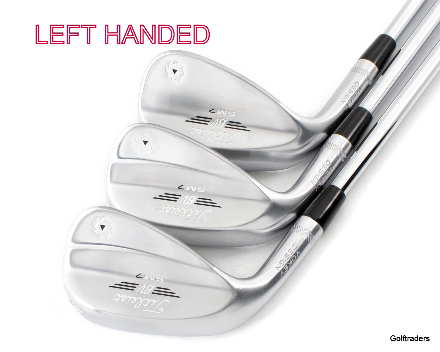 TITLEIST SM7 WEDGE SET PITCH, GAP, SAND 46º, 50º, 54º STEEL WEDGE FLEX