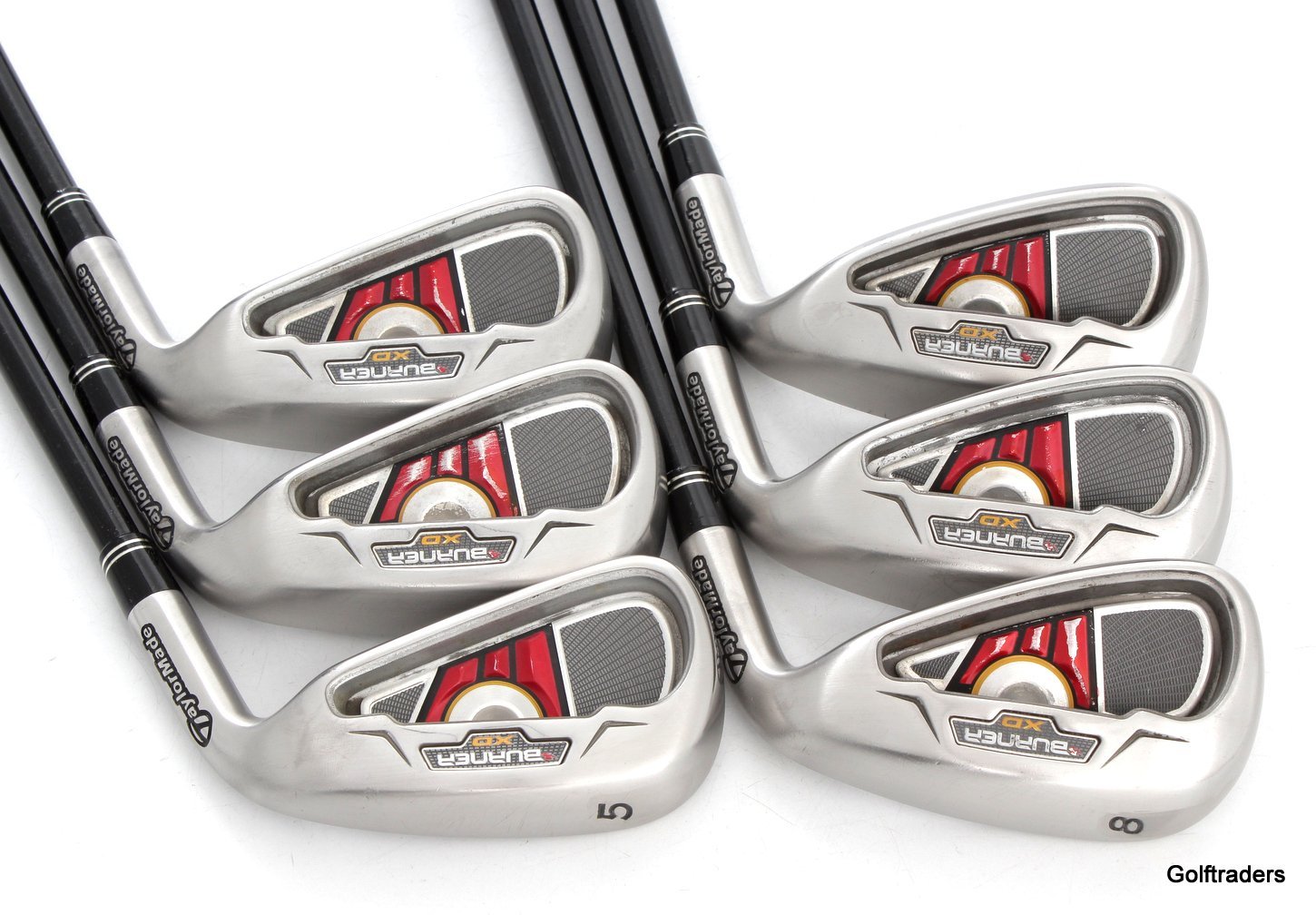 TAYLORMADE BURNER XD IRONS 5PW GRAPHITE REAX 65 REGULAR FLEX (+0.5") 