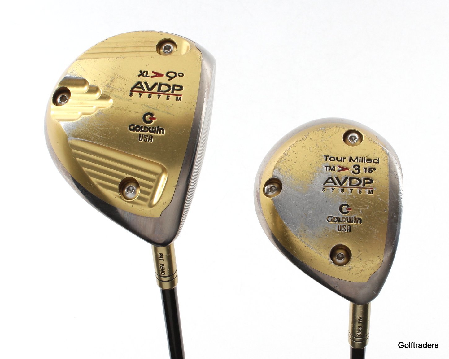 GOLDWIN USA AVDP SYSTEM DRIVER & 3 WOOD SET GRAPHITE FIRM FLEX +NEW