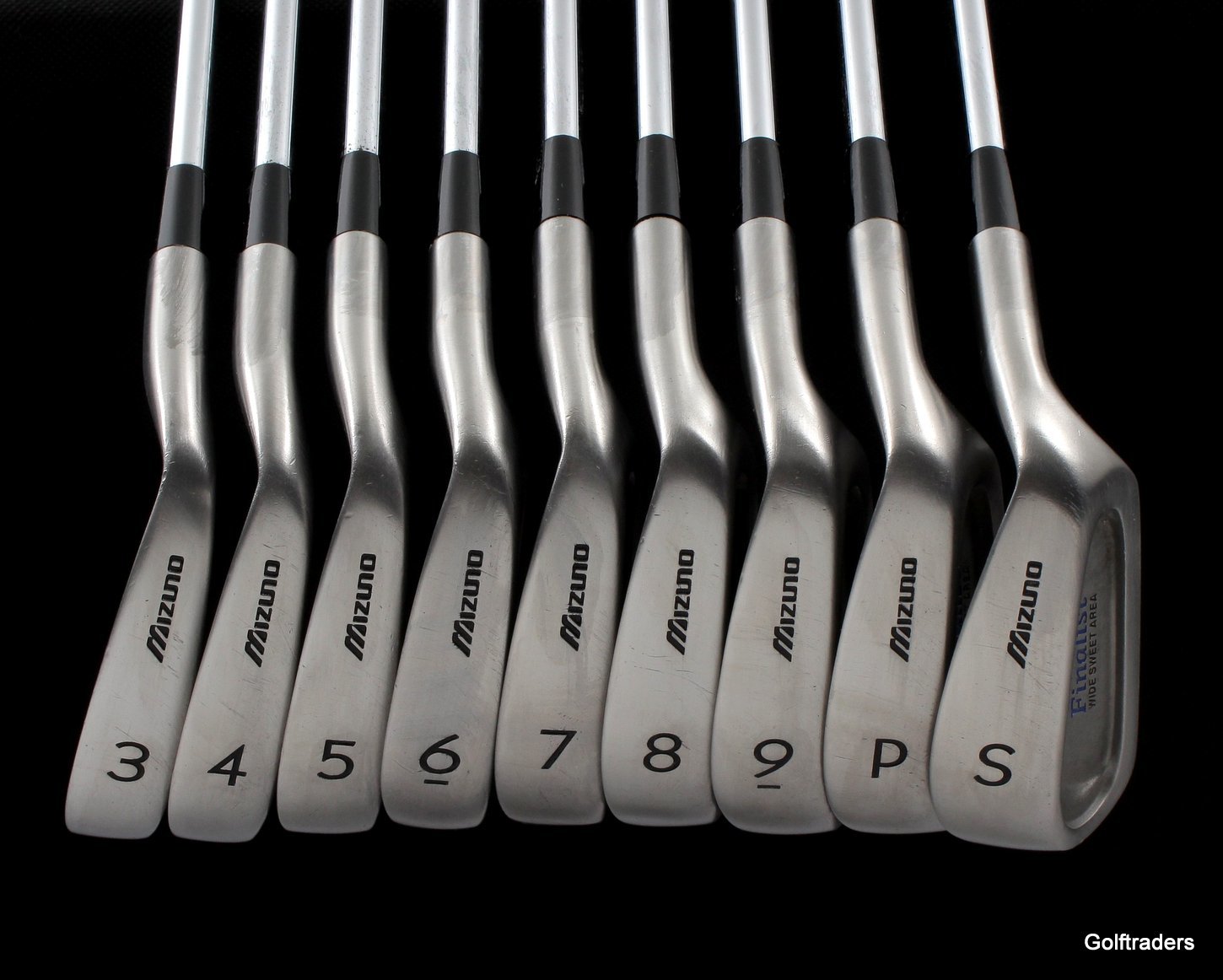 MIZUNO FINALIST IRONS 3PW, SW STEEL REGULAR FLEX NEW GRIPS F350